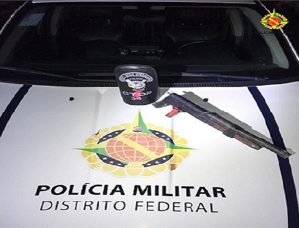 PMDF apreende arma de fogo em Mestre D’ Armas, Planaltina – DF