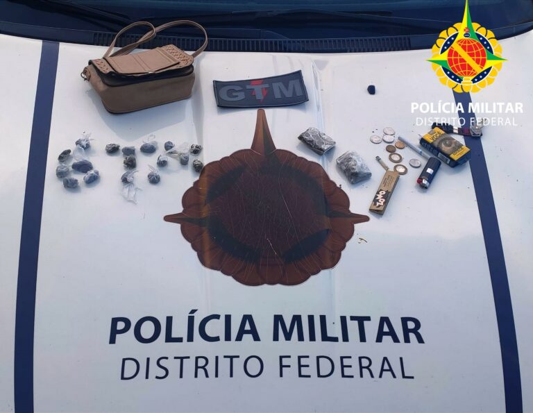 PMDF prende casal que traficava na presença da filha de 4 anos em Brazlândia