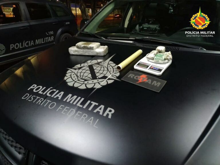 PMDF prende homem com um quilo de droga nas ruas de Ceilândia