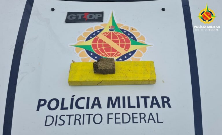 PMDF prende traficante com 1 quilo de maconha no Paranoá