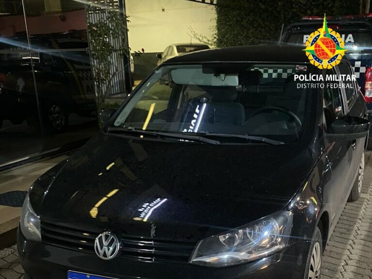 PMDF recupera veículo roubado em menos de duas horas no Guará
