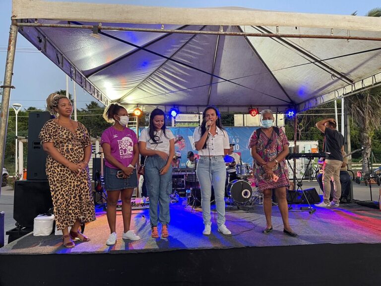 Secretaria de Estado da Mulher participa de abertura da V Semana Estadual de Combate ao Feminicídio, no Parque do Rangedor