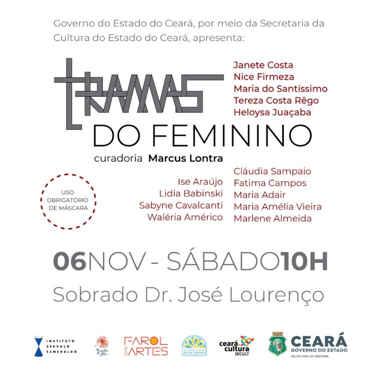 Sobrado Dr. José Lourenço lança exposição “Tramas do Feminino” neste sábado (6)