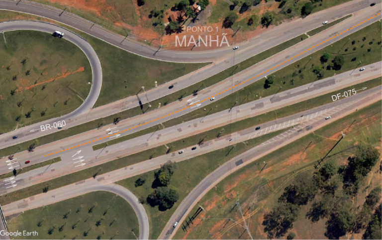 Trecho da Estrada Parque Contorno terá inversão de fluxo