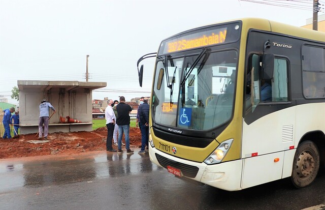 Quadra 401 de Samambaia ganha novo abrigo de ônibus