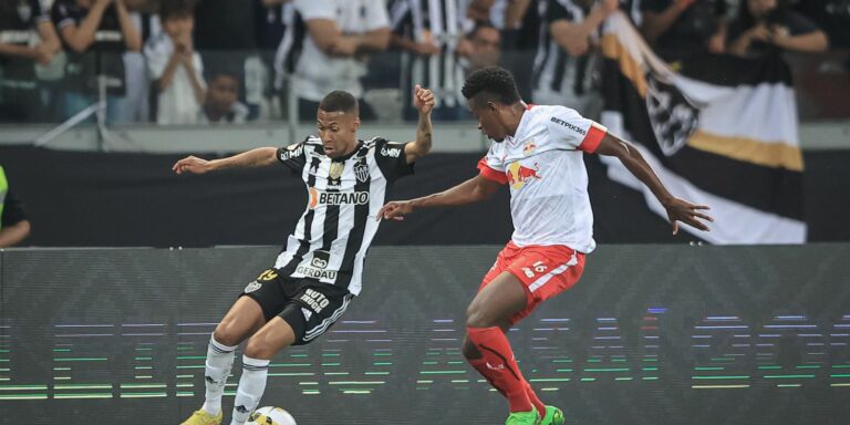 Atlético-MG e Bragantino ficam no 1 a 1 no Mineirão