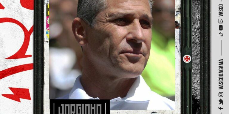 Jorginho assume comando técnico do Vasco na reta final da Série B