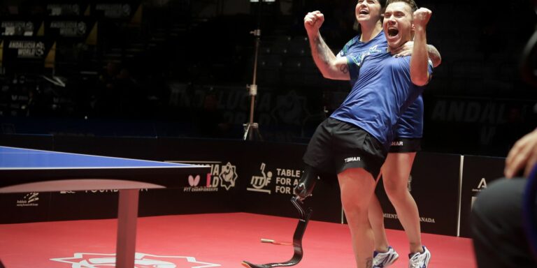 Tênis de mesa: Bruna Alexandre e Paulo Salmin são ouro em Mundial