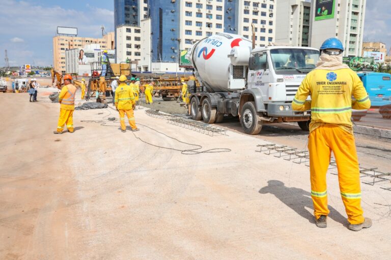 Termina concretagem da ligação entre Túnel de Taguatinga e EPTG