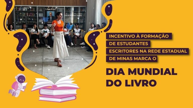 Incentivo à formação de estudantes escritores na rede estadual marca o Dia Mundial do Livro