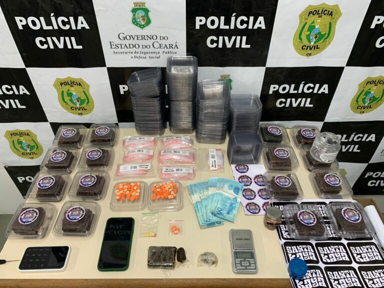 Polícia Civil prende em flagrante suspeito de vender brownies contendo maconha na cidade de Sobral