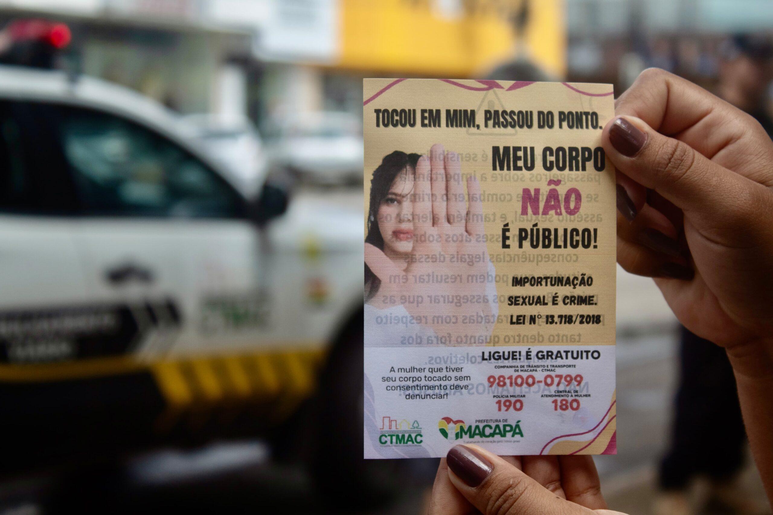 Campanha educativa conscientiza população sobre importunação sexual no  transporte público de Macapá - BOMBA BOMBA