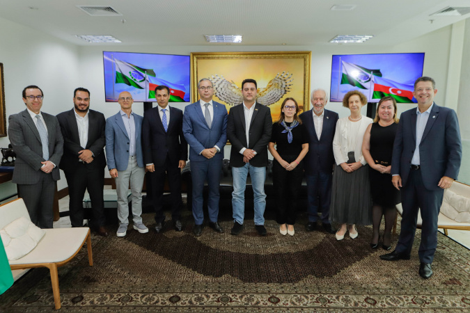Governador e embaixador do Azerbaijão destacam potencial de ampliar relações comerciais