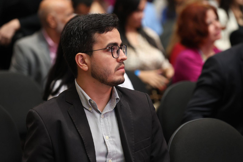 Jefferson Tadeu Pereira, subcontrolador-geral de Maceió, representou a Prefeitura no evento. Foto: Cortesia