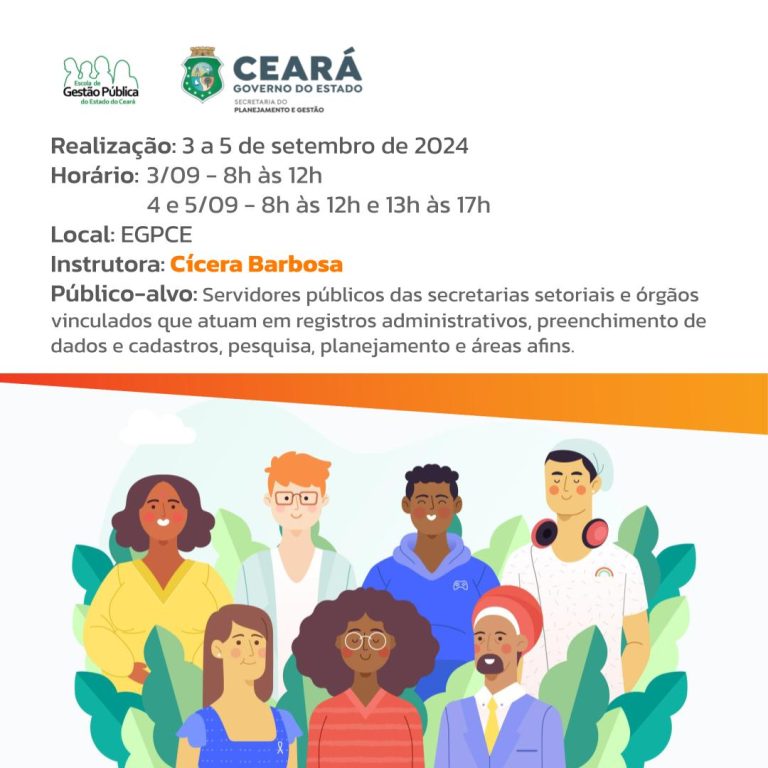 EGP e Seir abrem inscrições para o curso “A Classificação Raça/Cor/Etnia nas Políticas Públicas” para servidores estaduais