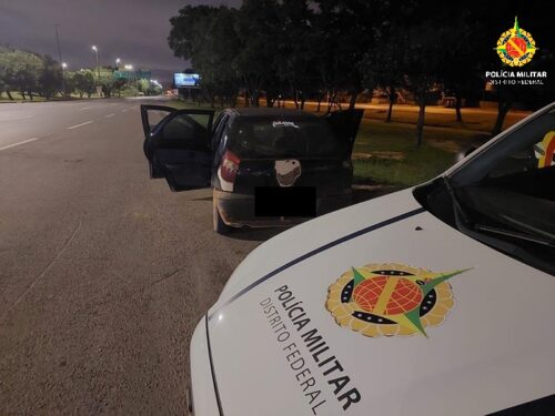 PMDF intercepta veículo e prende suspeito com cabos furtados na EPIA