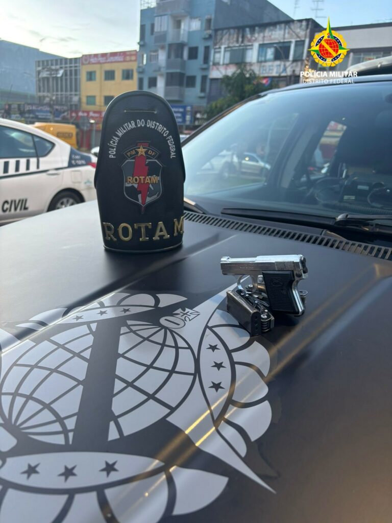 Motorista armado é detido pela PMDF na QNL