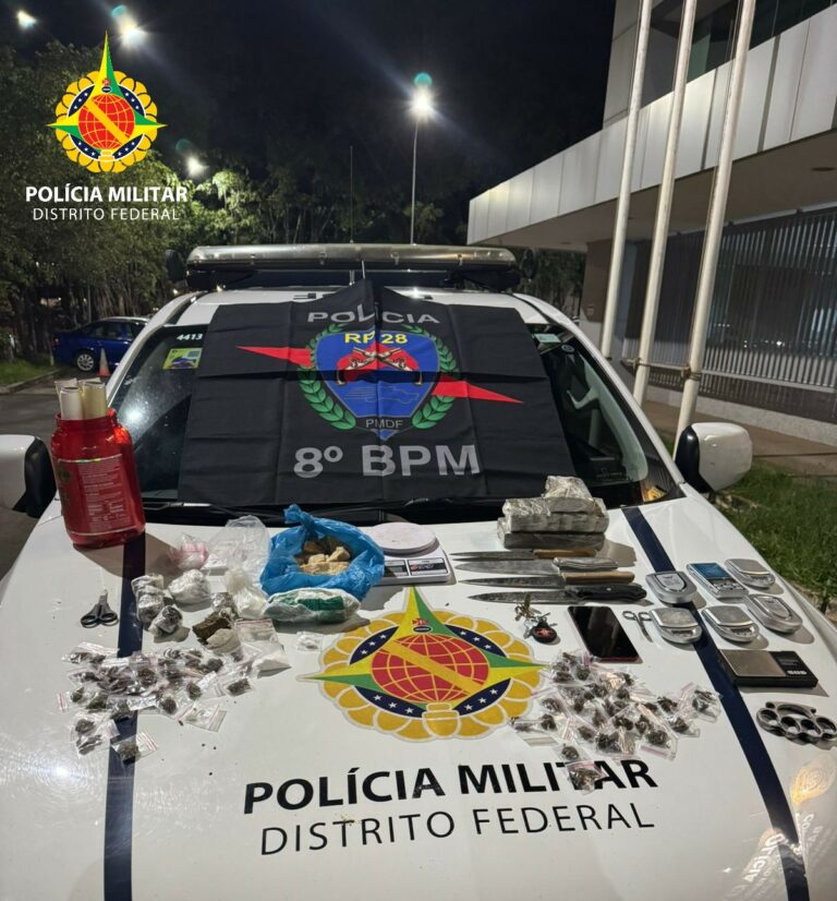 PMDF apreende grande quantidade de drogas e utensílios de fracionamento em Ceilândia