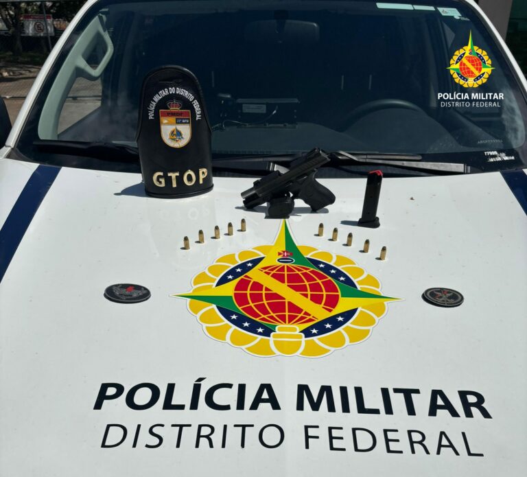 PMDF prende homem que ameaçava populares com arma de fogo no Recanto das Emas