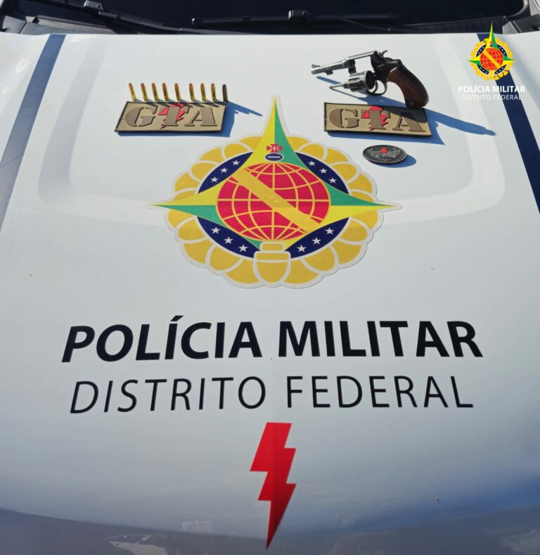 PMDF prende membro de facção com arma de fogo em Riacho Fundo I