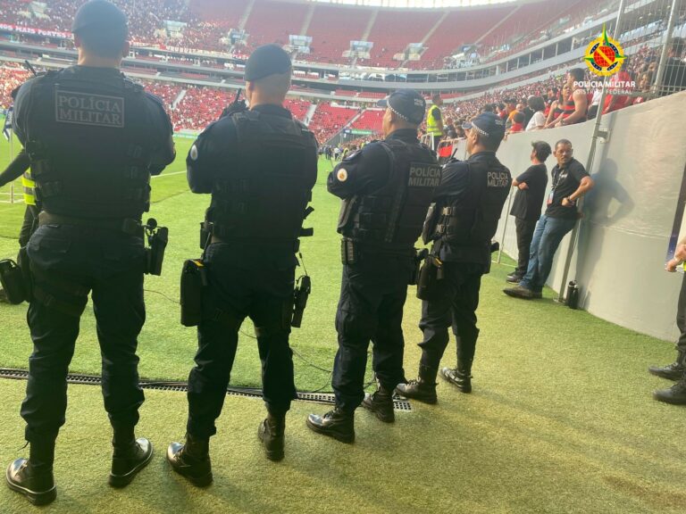 PMDF GARANTE A TRANQUILIDADE DE MAIS DE 23 MIL TORCEDORES EM JOGO NO ESTÁDIO NACIONAL