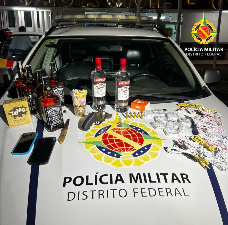 PMDF prende dupla por roubo a comércio no Itapoã