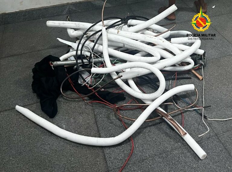 PMDF prende homem em flagrante por furto de cabos de energia em Ceilândia