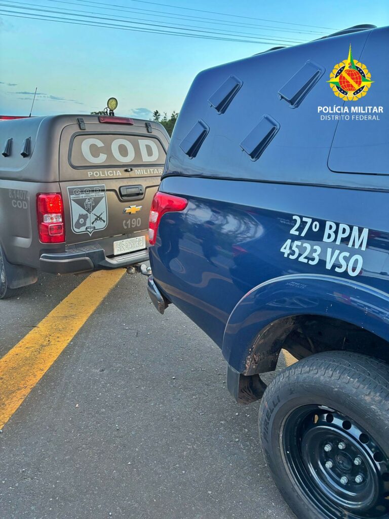 Operação Integrada entre o GTOP 47 (PMDF) E O COD – Comando de Operações de Divisas (PMGO) resulta na prisão de dois foragidos da justiça