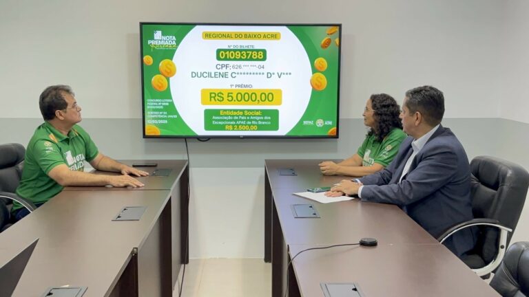 Estado divulga ganhadores do mês de janeiro do programa Nota Premiada Acreana