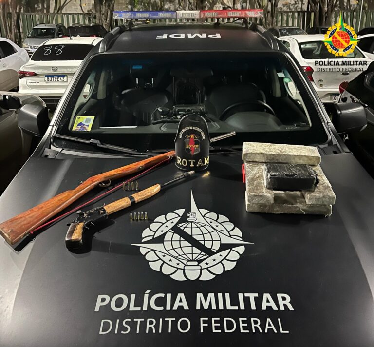 PMDF APREENDE ARMAS E DROGAS EM CEILÂNDIA/DF