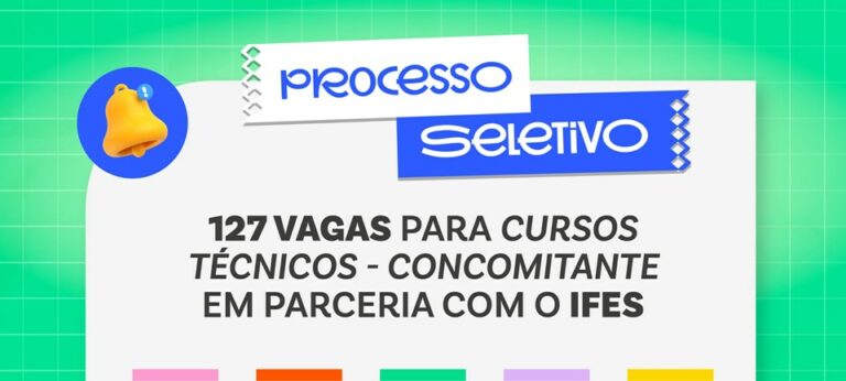 Confira o resultado do processo seletivo para os cursos de Educação Profissional Técnica de Nível Médio