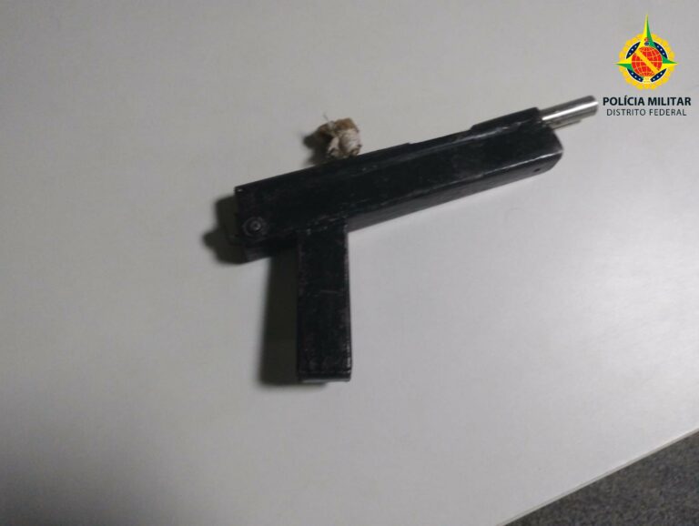 PMDF APREENDE MENOR COM PISTOLA CASEIRA NA CEILÂNDIA