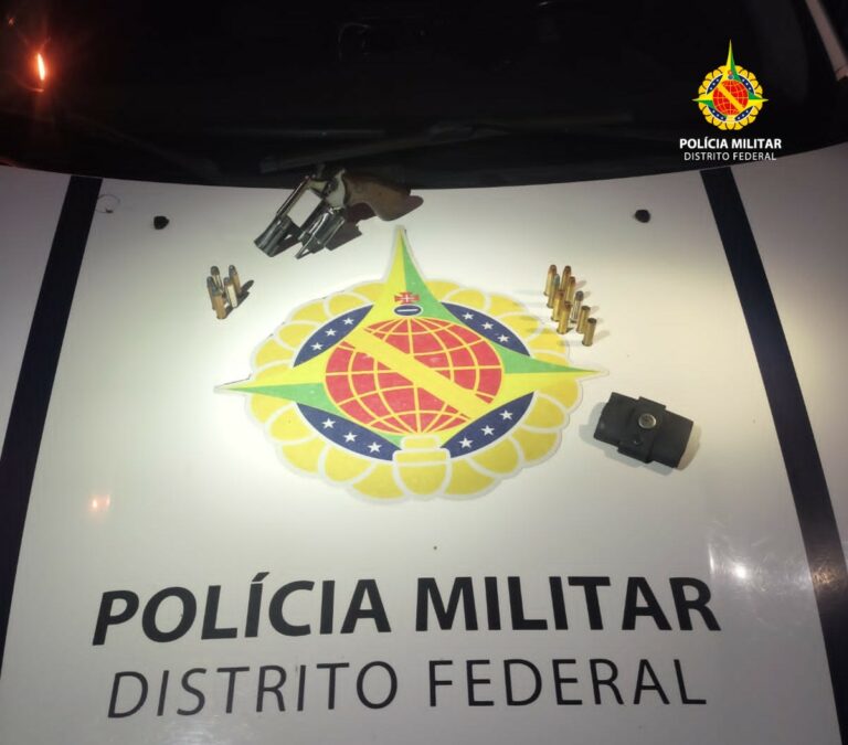 PMDF apreende revólver durante atendimento de violência doméstica