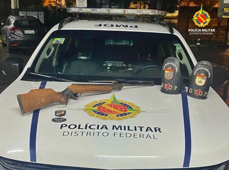 PMDF APREENDE ARMA DE FOGO NO RIACHO FUNDO