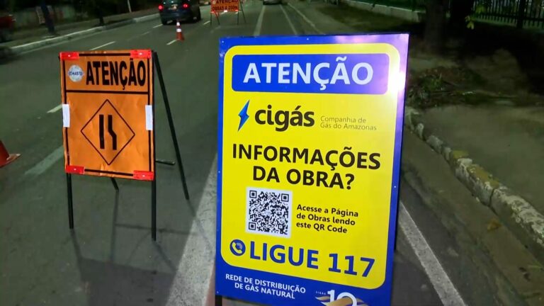 Cigás inicia obra de expansão da rede de distribuição de gás na avenida Autaz Mirim