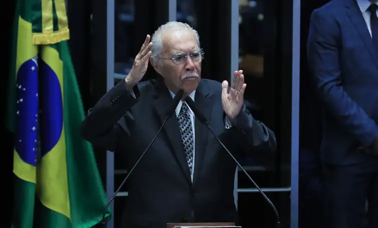 Brasília (DF), 18/03/2025  -Sessão solene em homenagem a redemocratização. ( Ex-presidente José Sarney participou da homenagem). Foto: Lula Marques/Agência Brasil