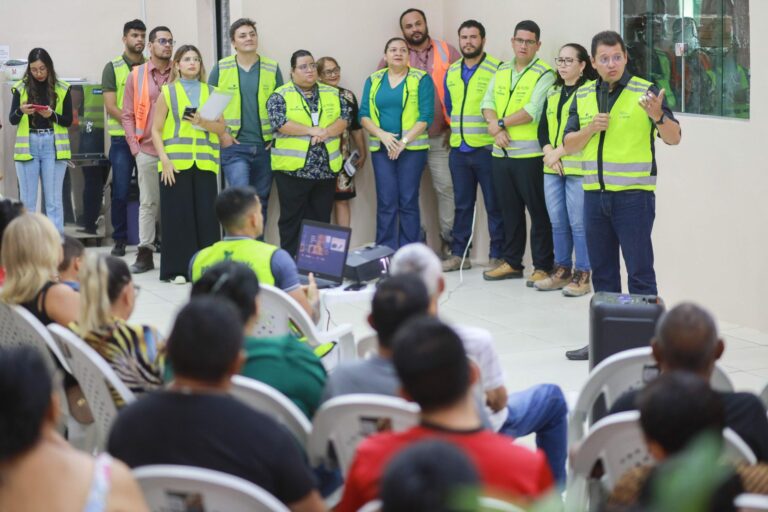 UGPE apresenta à Comunidade da Sharp a programação de obras e de reassentamento do Prosamin+