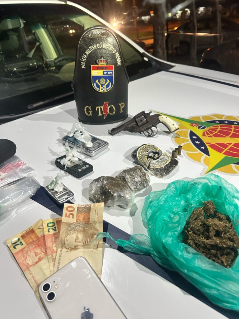 PMDF prende homem acusado de posse de drogas e receptação