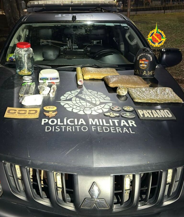 PMDF e PMGO realizam operação conjunta e prendem traficantes em Samambaia