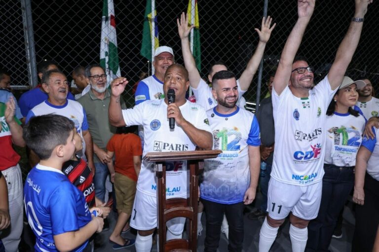 Governador Gladson Camelí participa da reinauguração do Estádio Naborzão em Tarauacá