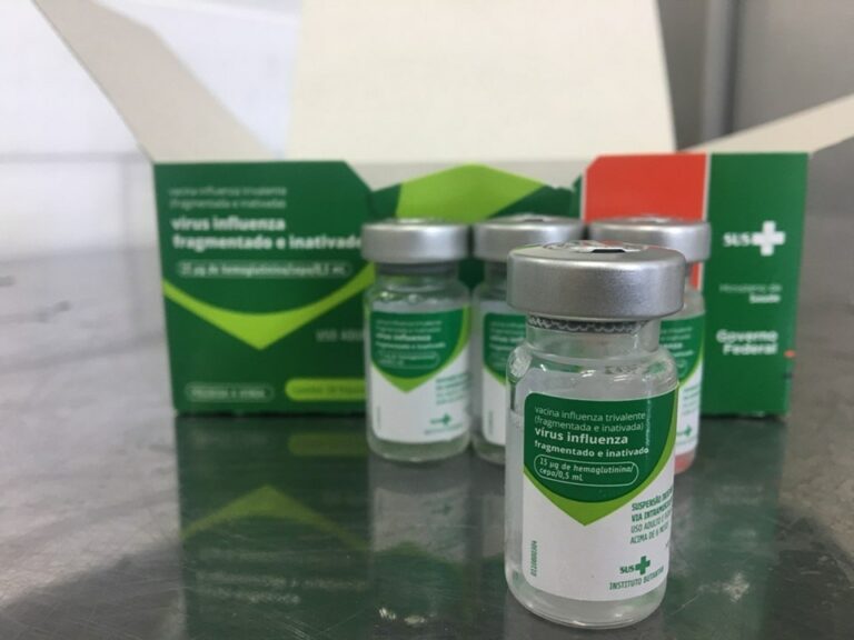 Estado tem pouco mais de 260 mil doses de Influenza aplicadas e baixa procura