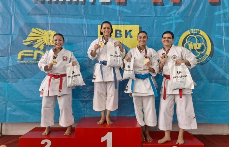 Carateca conquista ouro no Circuito Open Nacional de Karatê