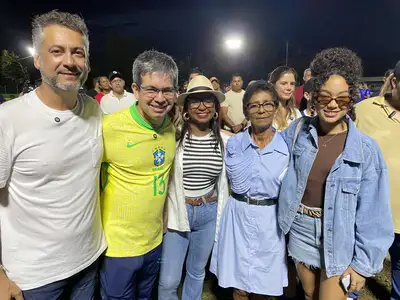 ‘É uma honra ver a história do meu marido e do esporte reconhecida’, diz esposa de homenageado na inauguração de estádio em Oiapoque