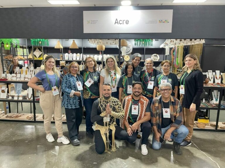 Artesãos acreanos celebram participação no 19º Salão do Artesanato em São Paulo