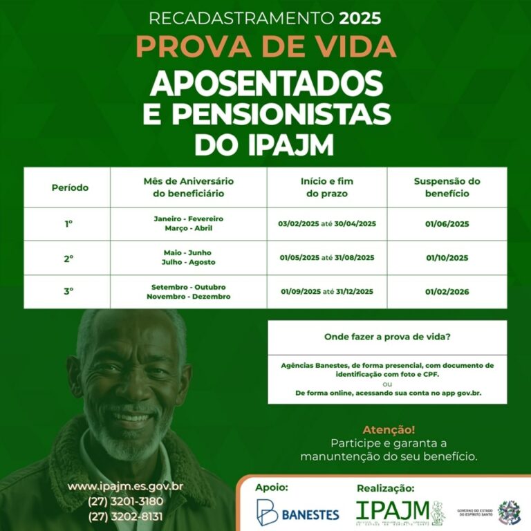 Aposentados e pensionistas aniversariantes entre janeiro e abril têm até 30 de maio para realizar prova de vida