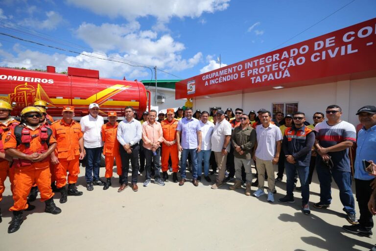 Governador Wilson Lima entrega Grupamento Integrado de Combate a Incêndio e Proteção Civil ao município de Tapauá