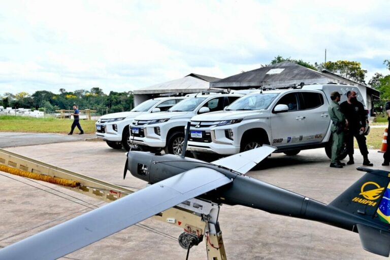 Acre se torna o primeiro estado do país a operar drone harpia para reforço no monitoramento das fronteiras pela Segurança Pública