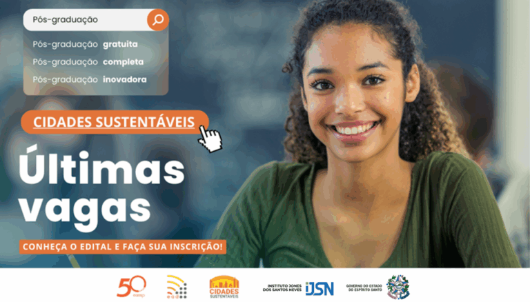 Inscrições em pós-graduação gratuita para servidores é prorrogada até segunda-feira (12)