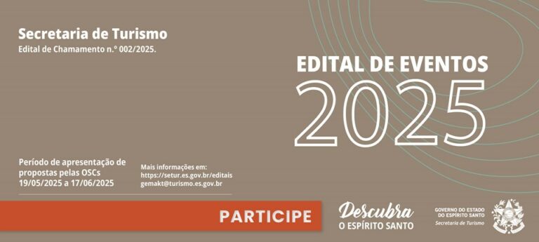 Setur lança edital de chamamento público para seleção de propostas de apoio a eventos