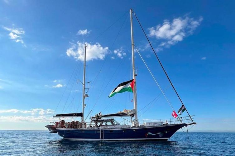 Brasília (DF), 07/06/2025 - Embarcação Madeleine, da Coalizão Flotilha da Liberdade. Foto: gazafreedomflotilla/Instagram